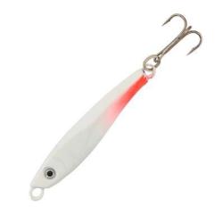 Sert leurre Casting Jig 28gr blanc/rouge