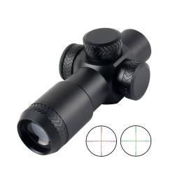 Lunette de tir 3x28IR r&eacute;ticule lumineux avec colliers 11 ou 22 mm aux choix