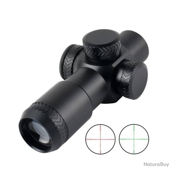 Lunette de tir 3x28IR r�ticule lumineux avec colliers 11 ou 22 mm aux choix