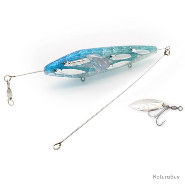 Stickbait Little Jack Panicking Survivor 11,2cm 28g 11,2cm #01 Blue Bait Silver