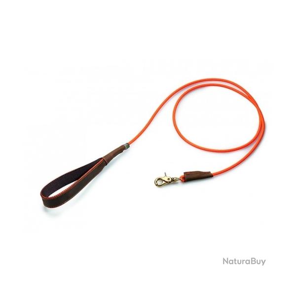 Laisse RISERVA pour chien de sang orange