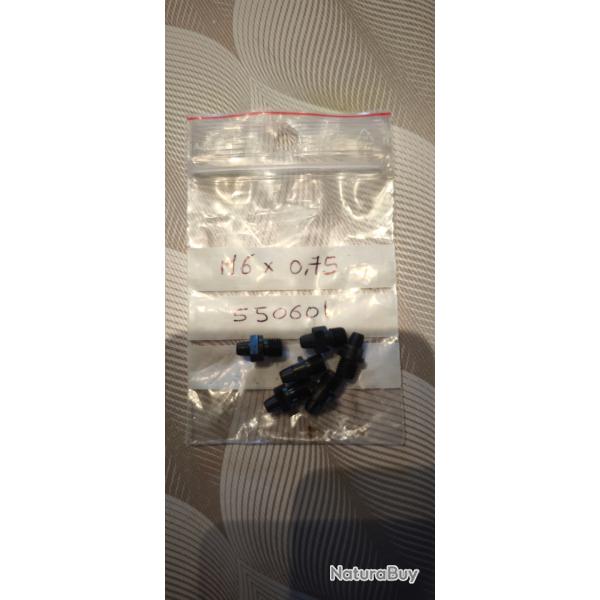 Set 6 chemin�es M6 x 0.75