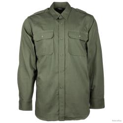 Chemise de treillis Mil-Tec coton Ripstop manches longues L Vert 1