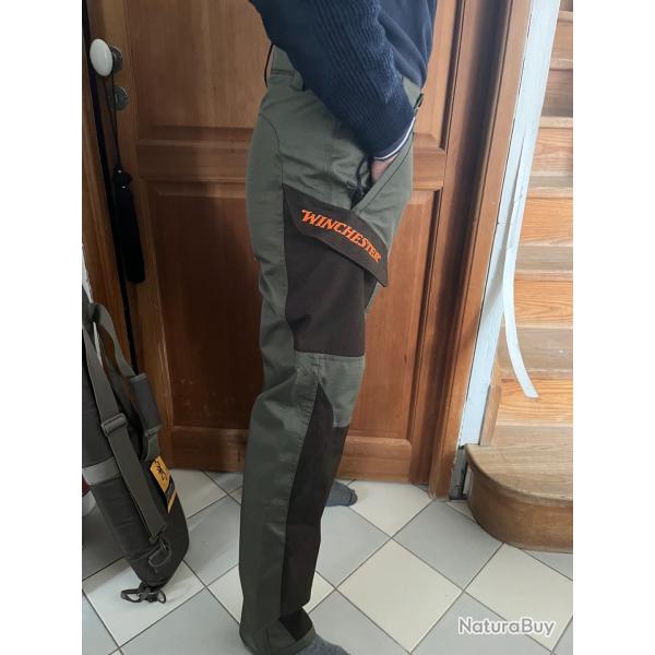 Pantalon de chasse mod�le Racoon kaki Winchester Taille 38