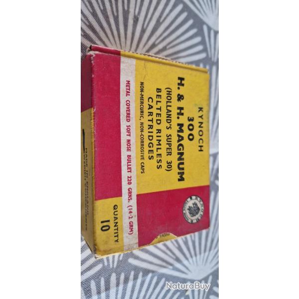 cartouches KYNOCH calibre 300 HH magnum