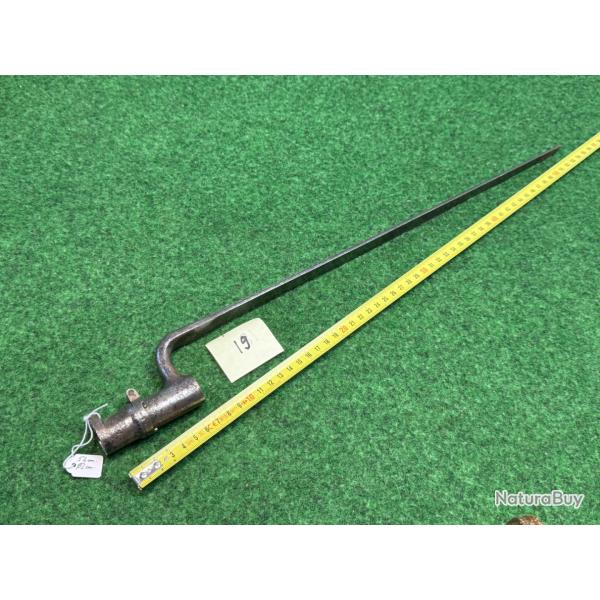 BAIONNETTE  US A DOUILLE  MOD�LE 1855  PREMIER MOD�LE  19 �ME N�19