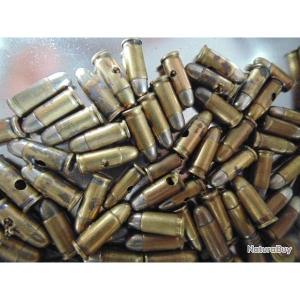 lot 10 munition 7,65 perc�es 7.65 32 acp munitions neutra neutralis�es vid�es perc�es percut�es