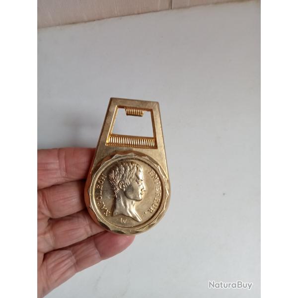 ouvre capsule avec �ffigie de napoleon en plaqu� or