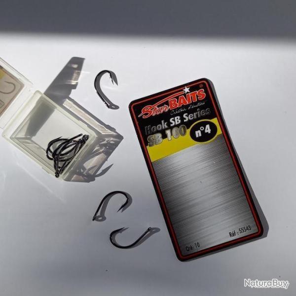 HAMECONS hook SB100- taille 4 star baits peche gros poissons STAR BAITS carnassiers