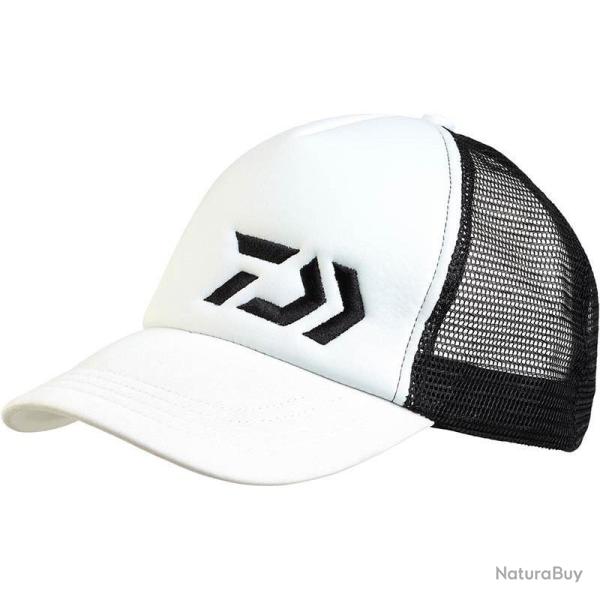 CASQUETTE DAIWA MATELASSE ET MESH BLANCHE ET NOIRE