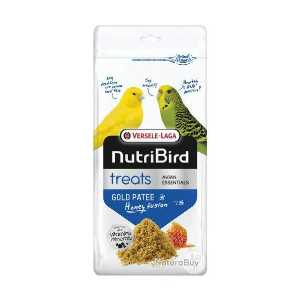 NUTRIBIRD TREATS GOLD PATEE HONEY FUSION 250GR
