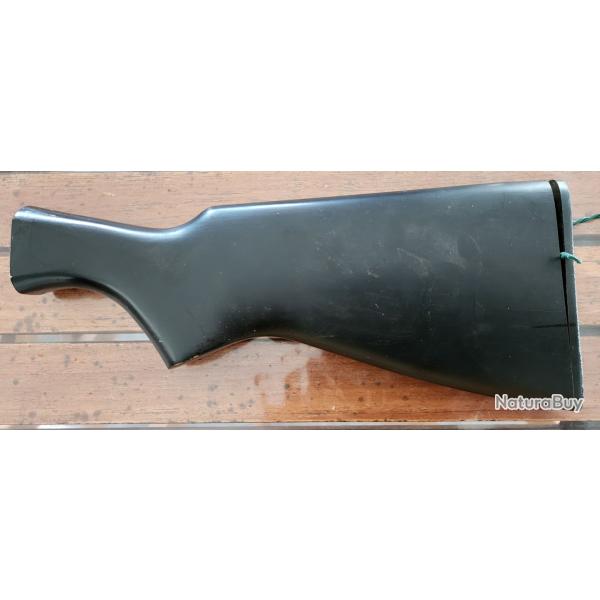 CROSSE DE fusil bois peint noir