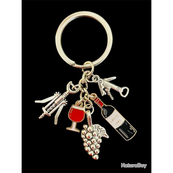 Porte-cl�s vigne vin raisin