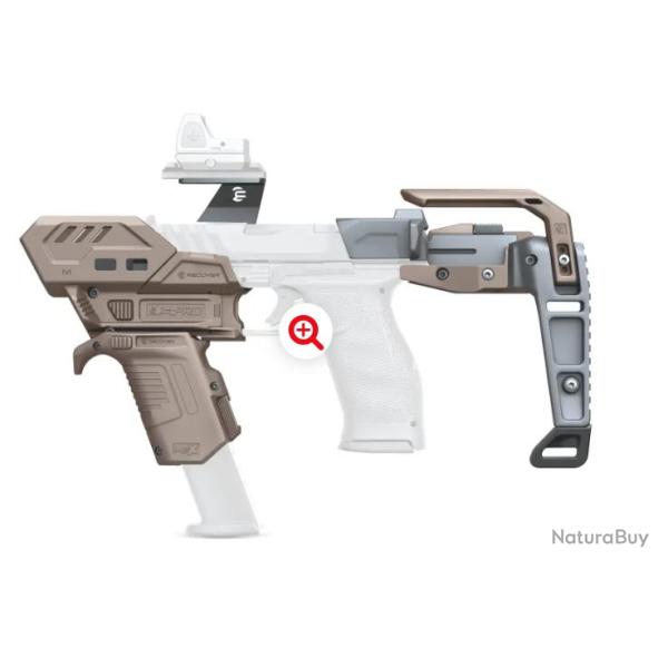 NOUVEAUT� 2025 "PR�COMMANDE" KIT STABILISATEUR RECOVER S-PRO MG COMPLET POUR WALTHER PDP - TAN