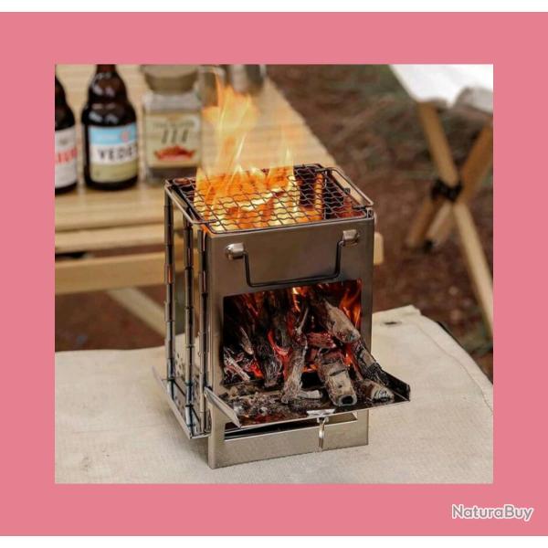 Pole  bois portable camping ( envoi gratuit)