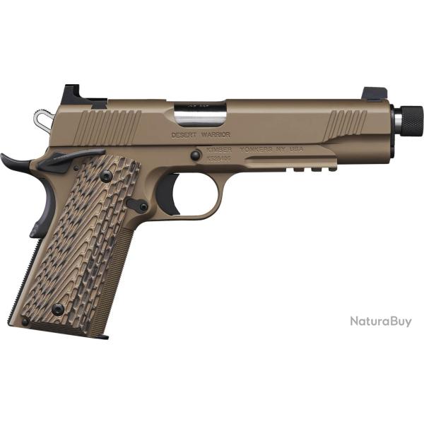 Pistolet Semi Automatique Kimber 1911 Desert Warrior Tfs .45 Acp