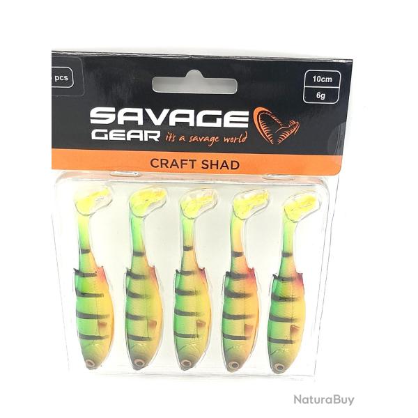 Craft Shad 10Cm 6Gr Gs 5Pcs Firetiger