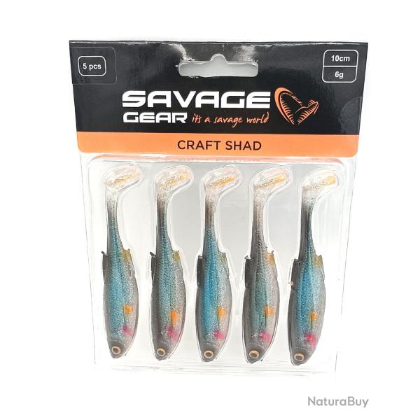 Craft Shad 10Cm 6Gr Gs 5Pcs Glitter Roach