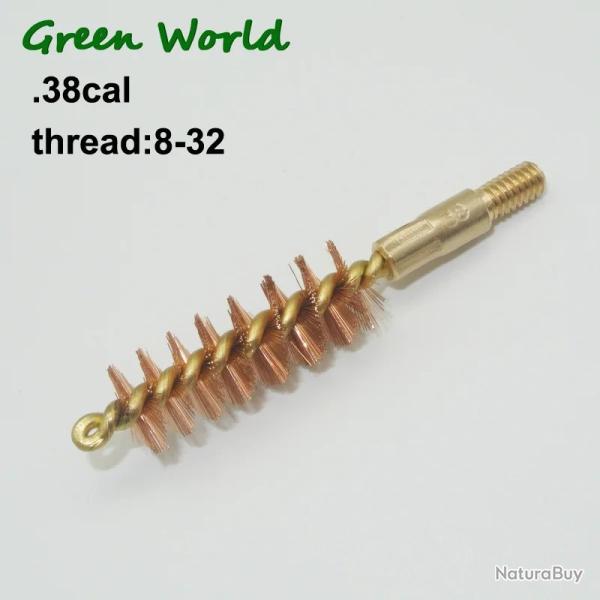 Brosse en Bronze avec support et noyau en laiton brosse de nettoyage pour pistolet