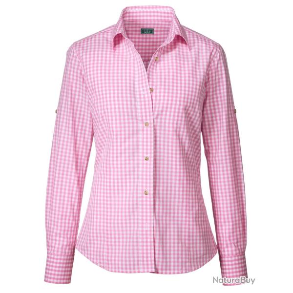 Chemise � carreaux Vichy Couleur Rose