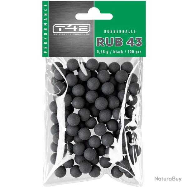 Billes caoutchouc RB 43 (Calibre: .43)