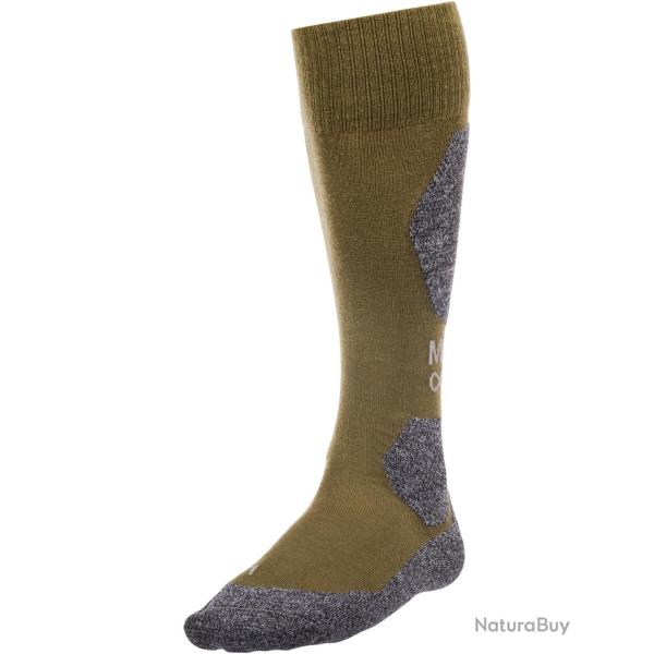 Chaussettes longues en m�rinos (Couleur: Oliv, Taille: 44/45)