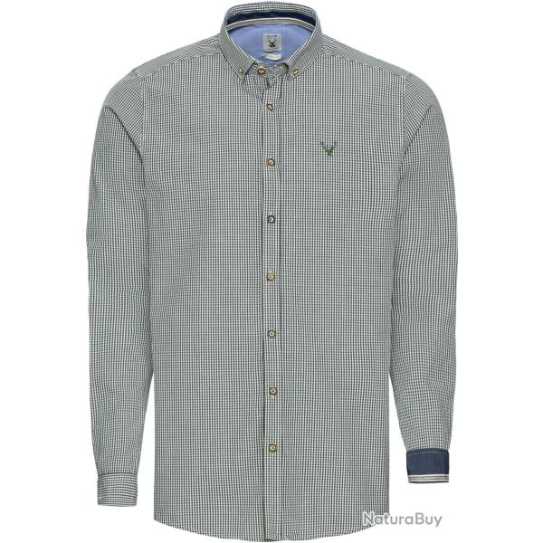 Chemise � carreaux Slim Fit Couleur Gris