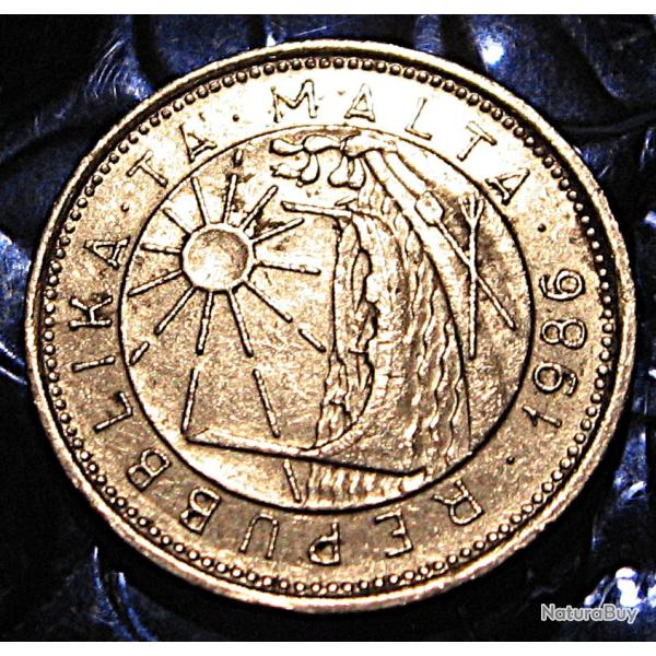Malte piece de 10 cent de 1985 ttb