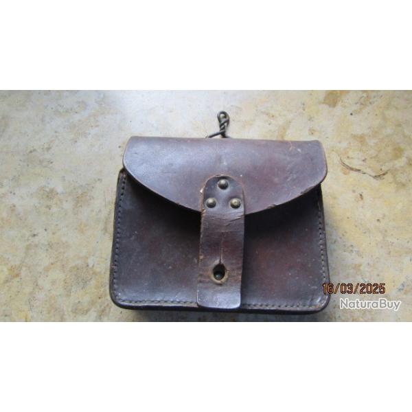cartouchi�re ersatz cuir mod16 Fran�aise Fran�ais premi�re guerre seconde ww1 ww2 Lebel Berthier TB