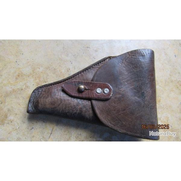 holster �tui cuir �pais mod�le ceinture police revolver 38 sp�cial 7.65 ruby