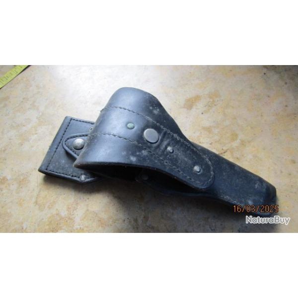 holster �tui cuir �pais mod�le ceinture revolver 38 sp�cial