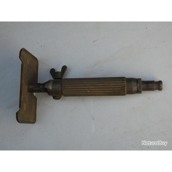 Pied b�quille fusil mitrailleur fran�ais FM 24/29 campagne France 39 40 seconde guerre