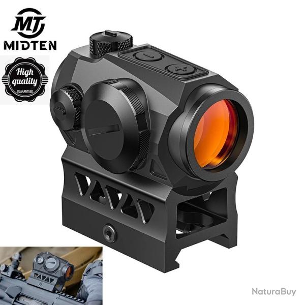 MidTen Red Dot Sight, 2MOA 1x20mm Paiement en 3 ou 4 Fois -