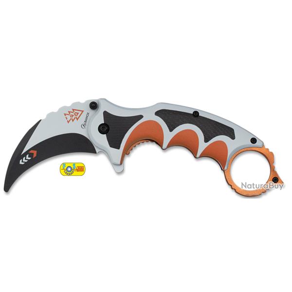 Couteaux Karambit tactical d'entrainement lame de 6 cm