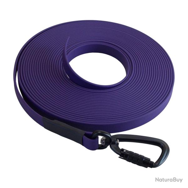 Longe BIOTHANE Twist-Lock 16 mm Violet 15 m SANS poign�e