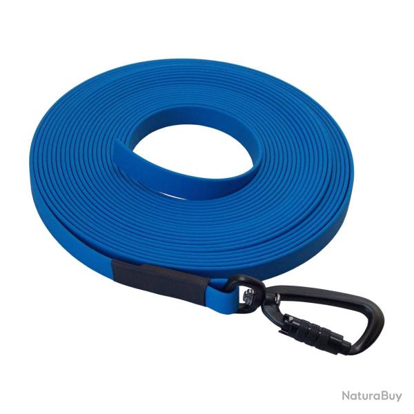 Longe BIOTHANE Twist-Lock 16 mm 15 m SANS poign�e bleu clair