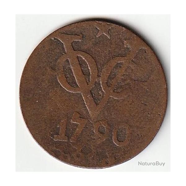 Pi�ce de Monnaie  INDES NEERLANDAISES 2 Duit armes d'Utrecht 1790
