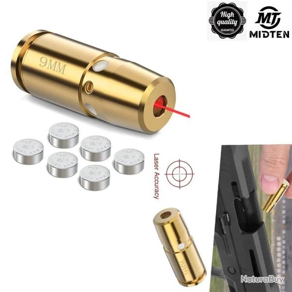 Midten Balle LASER de R�glage Calibre 9MM  paiement en 3 ou 4 fois - LIVRAISON GRATUITE !!