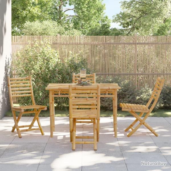 Ensemble � manger de jardin 5 pcs bambou alsavelo