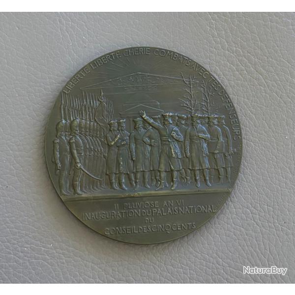 M�daille en bronze centenaire de la Chambre des d�put�s 1898 par Max. Bourgeois