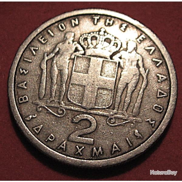 Grece piece de 2 apaxmai 1967   ttb