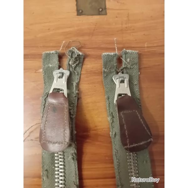 LW WWII Parachutiste Fallschirmjaeger Blouse de saut Authentiques Fermetures