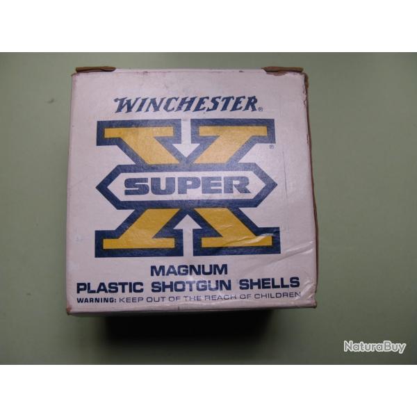 25 cartouches Winchester Super X Magnum Cal 20 x 70 plastic plomb de 6