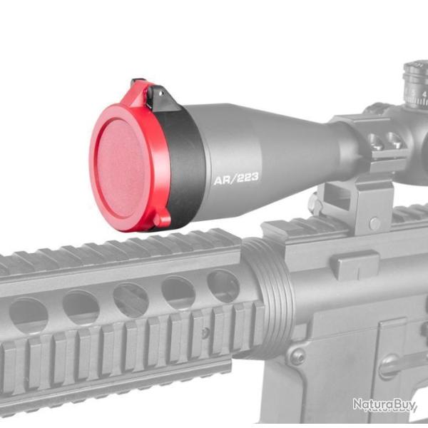 BONNETTE DE PROTECTION ROUGE FIREWOLF � 38MM - LIVRAISON GRATUITE