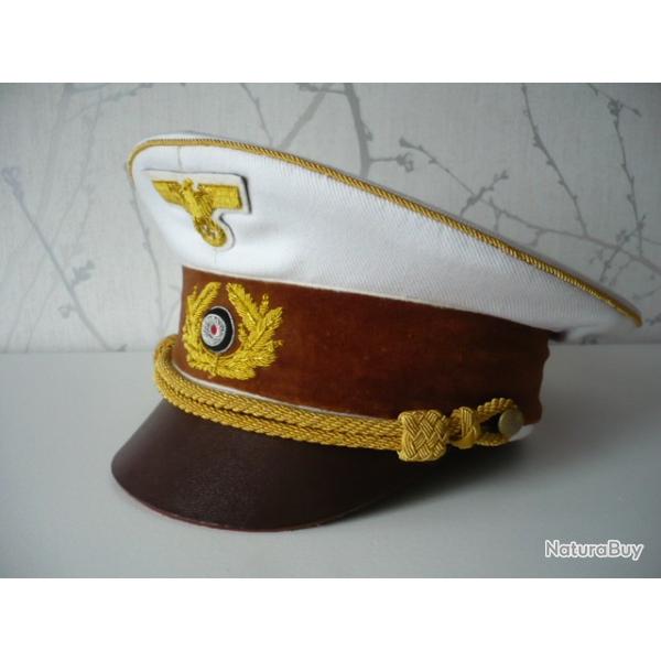 Repro casquette arme allemande WW2 - Guerre 1939 1945