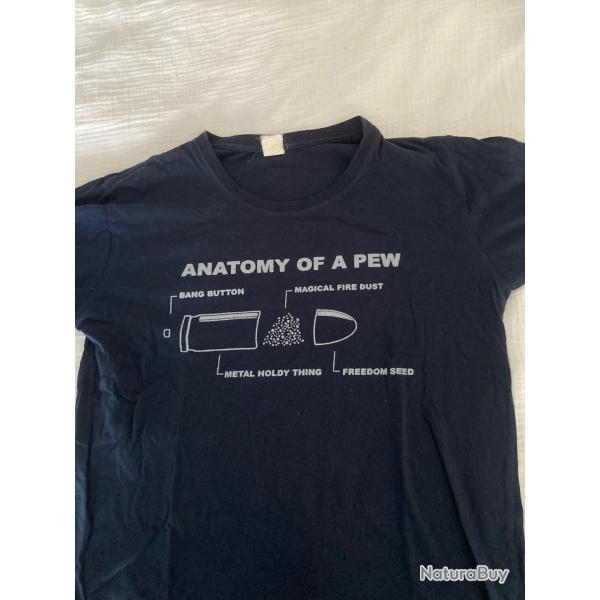 Tee shirt anatomie d'une balle