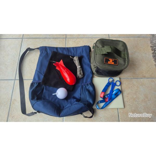 lot peche spomb + accessoires