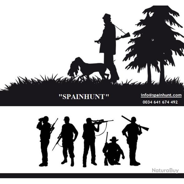 CAILLES  / CHASSE DEVANT SOI / CATALOGNE.