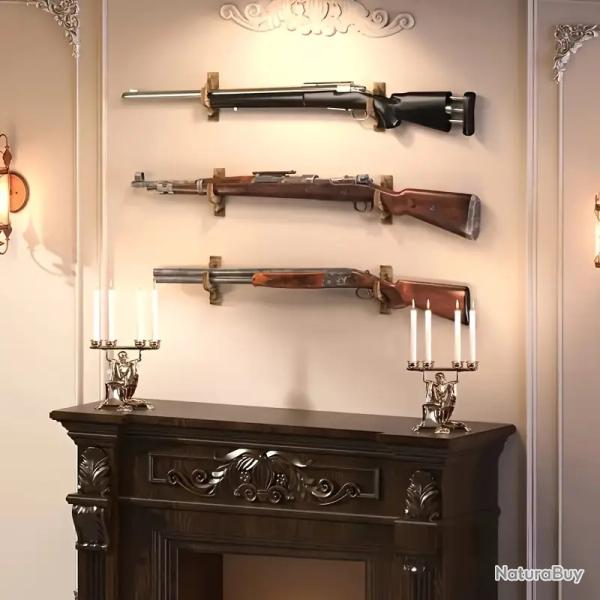 Porte fusils horizontal en bois 1 place