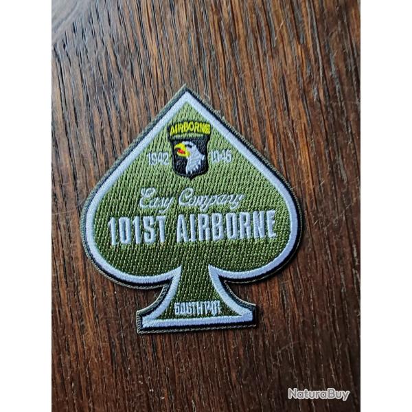 INSIGNE TISSU  "101 EME AIRORNE,AS DE PIQUE"